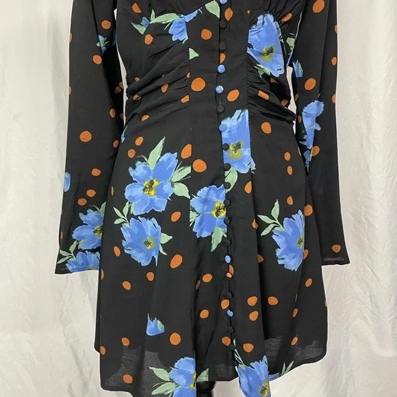 NWT Free People Date Night Mini Dress Moonlight Combo Size Small - Picture 3 of 13